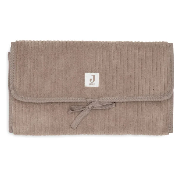 Jollein - changing mat with storage compartments Cloudy Rib | Practical & stylish