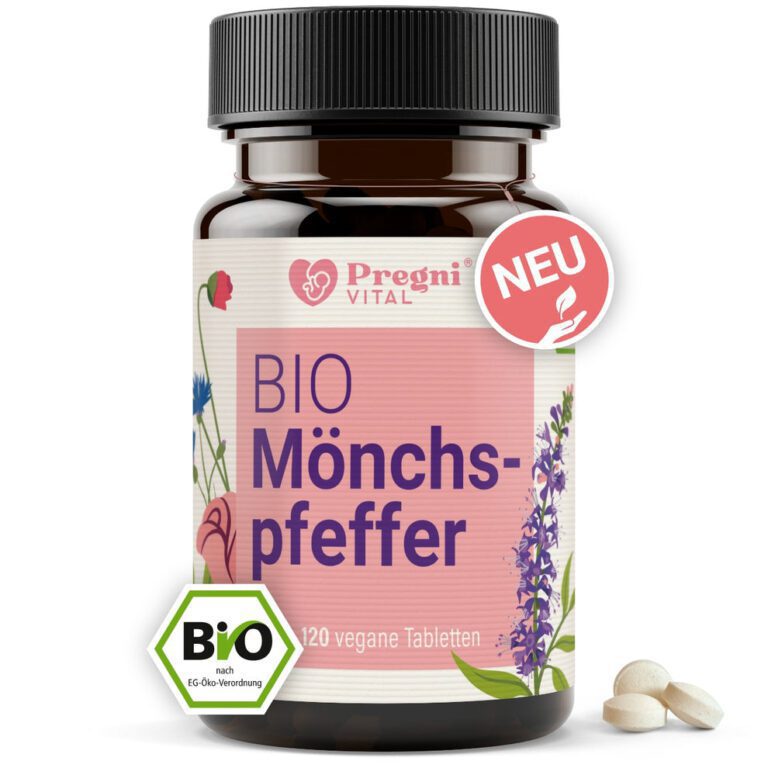 PregniVital BIO Mönchspfeffer Tabletten – Zyklus & Hormonbalance
