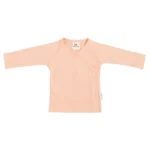 Baby Wickelpullover Bio Baumwolle - Peach