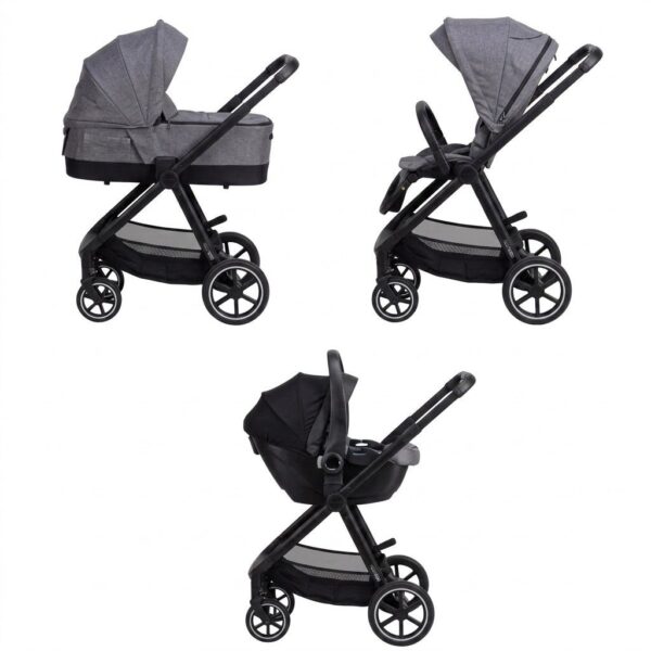 Freeon Opty 3-in-1 stroller | Complete set with baby bath, seating unit