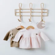 Baby Jersey Kleid - Melange – Bild 2