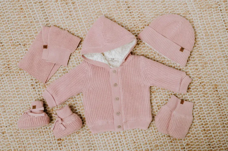 Baby Kapuzenjacke mit Teddyfutter - Soul