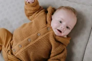 Baby Kapuzenjacke mit Teddyfutter - Soul