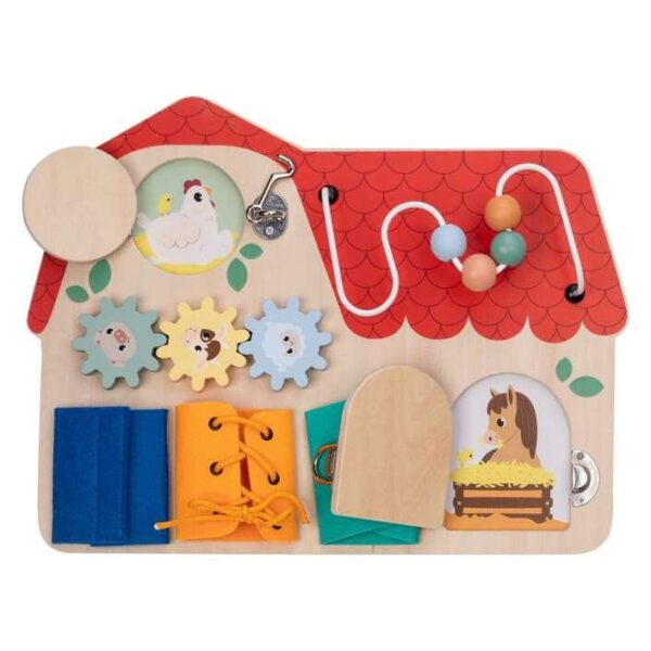 Wooden activity board