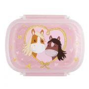 sigikid Kinder Brotbox Pony Love in Rosa mit herausnehmbarem Schälchen