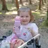sigikid Kinder Edelstahl-Trinkflasche Pony Love 400 ml mit BPA-freiem Drehverschluss