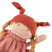 sigikid Stoffpuppe Brenda Bilipup für Kinder in Rosa und mit Zipfelmütze und Musselinkleid