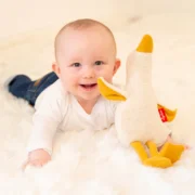 sigikid Natural Friends Kuscheltiere Ente aus Baumwolle mit Kapokfüllung