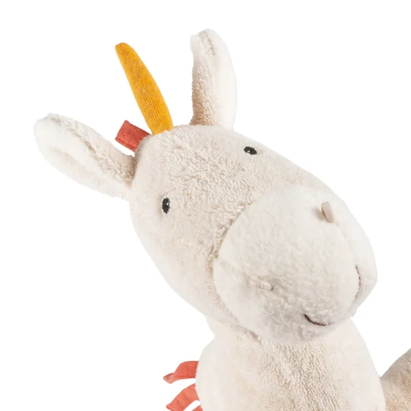 sigikid Natural Friends Kuscheltiere Einhorn aus Baumwolle mit Kapokfüllung