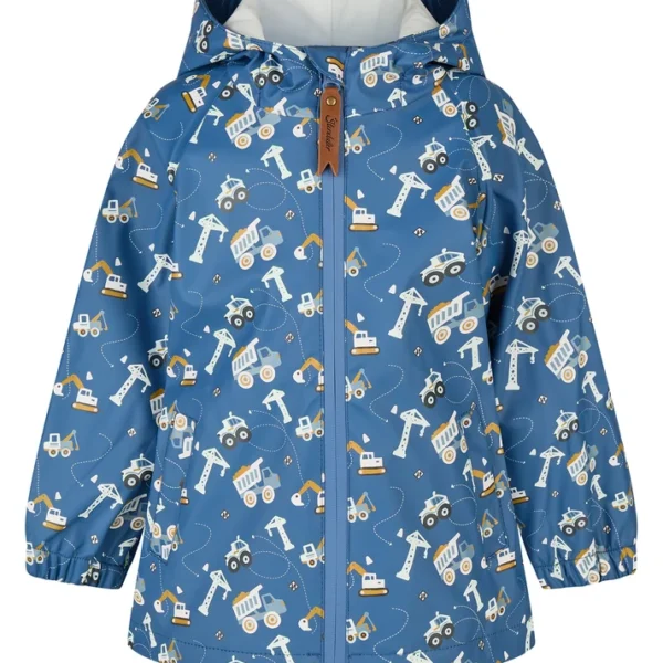 Sterntaler Kinder Regenjacke Baustelle ungefüttert in Jeans mit Farbwechsel-Effekt