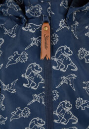 Sterntaler gefütterte Kinder Regenjacke Dino in Marine
