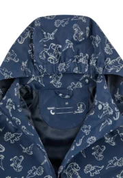Sterntaler gefütterte Kinder Regenjacke Dino in Marine