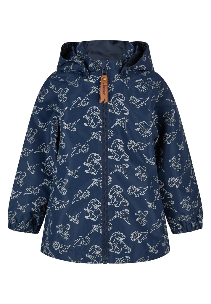 Regenjacke dino Sterntaler gefütterte Kinder Regenjacke Dino in Marine