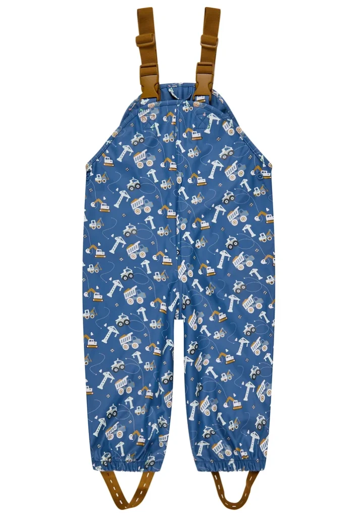 Sterntaler Kinder Matschhose Baustelle ungefüttert in Jeans mit Farbwechsel-Effekt