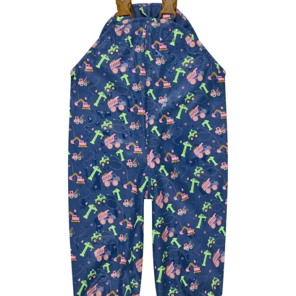 Sterntaler Kinder Matschhose Baustelle ungefüttert in Jeans mit Farbwechsel-Effekt