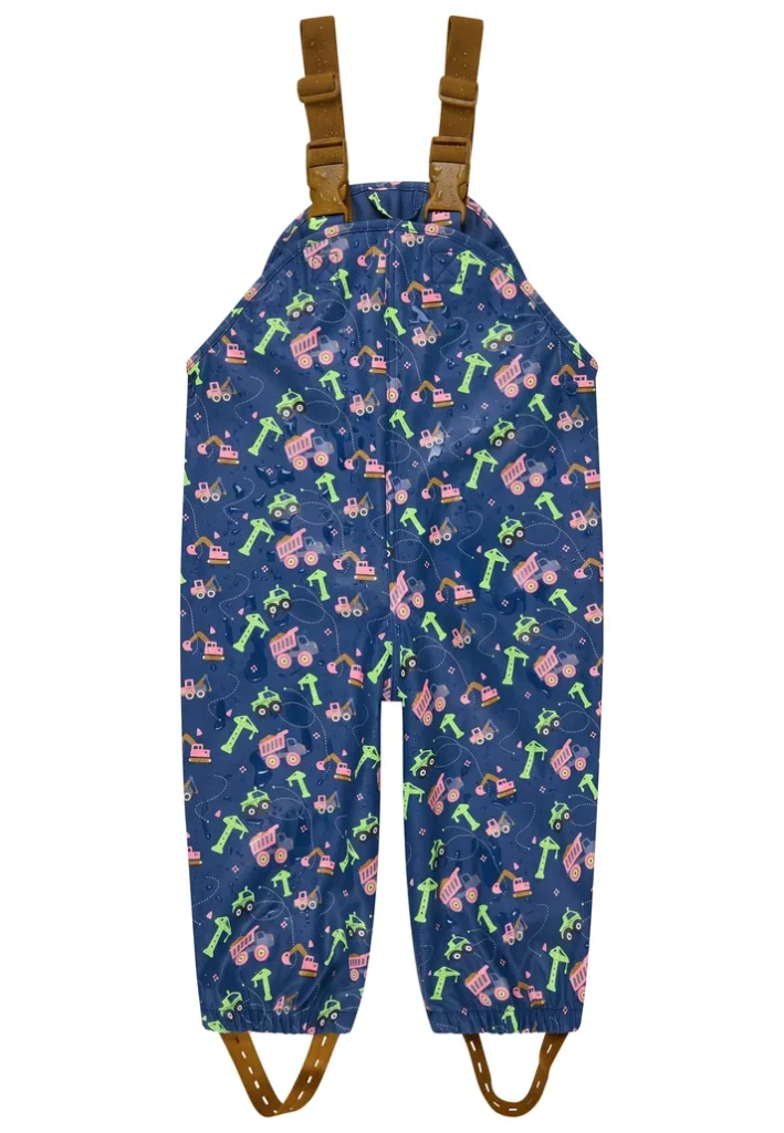 Sterntaler Kinder Matschhose Baustelle ungefüttert in Jeans mit Farbwechsel-Effekt