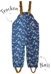 Sterntaler Kinder Matschhose Baustelle ungefüttert in Jeans mit Farbwechsel-Effekt