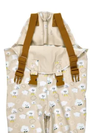 Sterntaler Kinder Matschhose Wolke ungefüttert in Beige mit Farbwechsel-Effekt