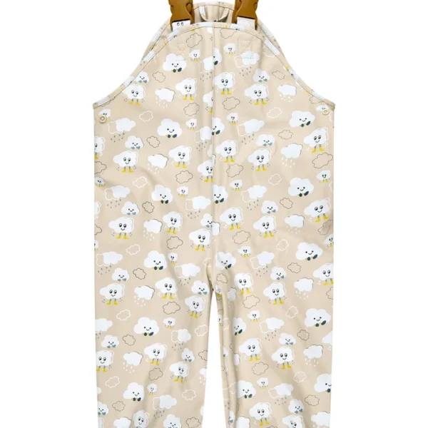 Sterntaler Kinder Matschhose Wolke ungefüttert in Beige mit Farbwechsel-Effekt