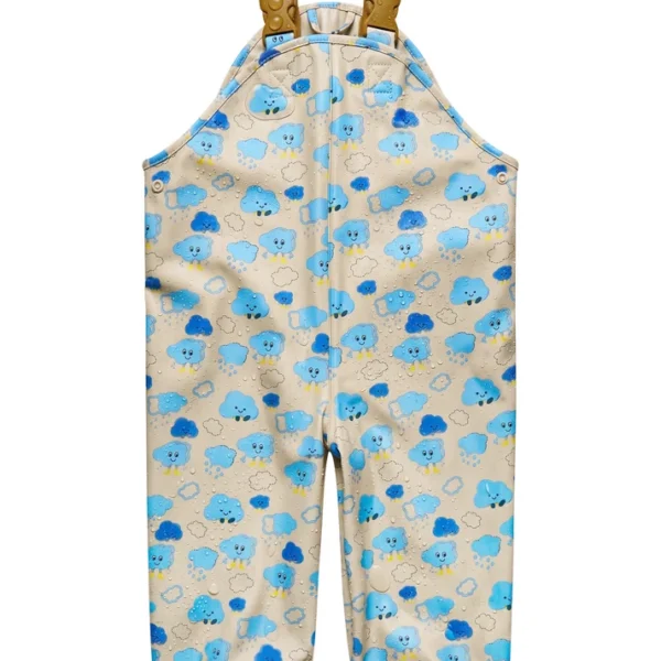 Sterntaler Kinder Matschhose Wolke ungefüttert in Beige mit Farbwechsel-Effekt