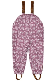 Sterntaler gefütterte Kinder Matschhose Blume in Samtrosa