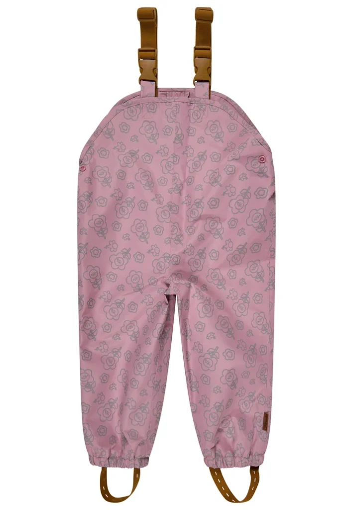 Sterntaler gefütterte Kinder Matschhose Blume in Samtrosa