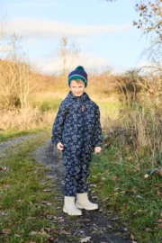 Sterntaler gefütterte Kinder Regenjacke Dino in Marine
