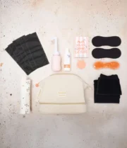 doomoo Mommy Vanity Wochenbett Pflegeset für Mamas in beiger Cordtasche