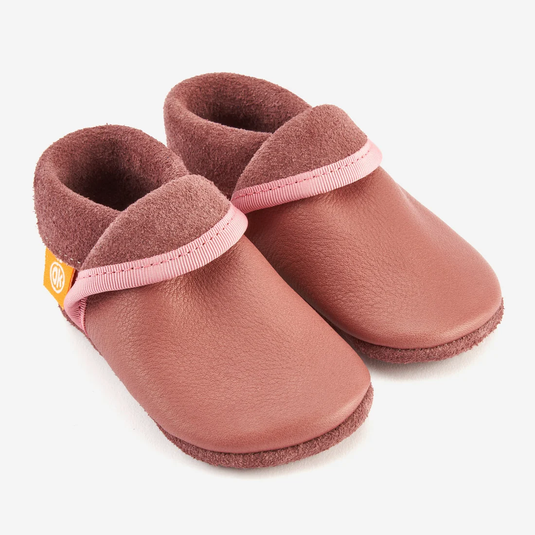 klassik_lila_haupt_1100x Orangenkinder SOFT Hausschuhe Klassik aus Naturleder in Dunkelblau, Lila und Beige