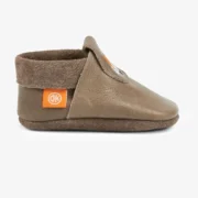 Orangenkinder SOFT Hausschuhe Poppies Fränzchen der Fuchs der Fuchs Lederhausschuhe mit gesticktem Fuchsmotiv