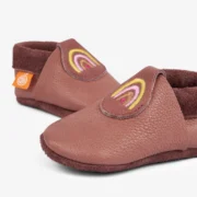 Orangenkinder SOFT Poppies Reginchen der Regenbogen Lederhausschuhe für Kinder