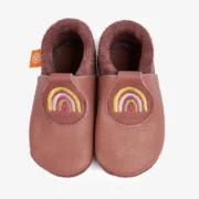 Orangenkinder SOFT Poppies Reginchen der Regenbogen Lederhausschuhe für Kinder