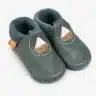 Orangenkinder SOFT Hausschuhe Poppies Skippy das Schiffchen Lederhausschuhe mit gesticktem Schiffsmotiv