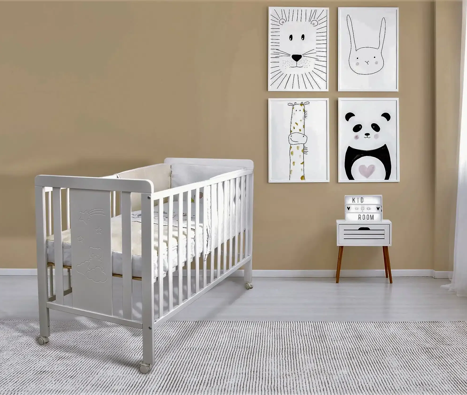 iKid Osito Babybett in a room