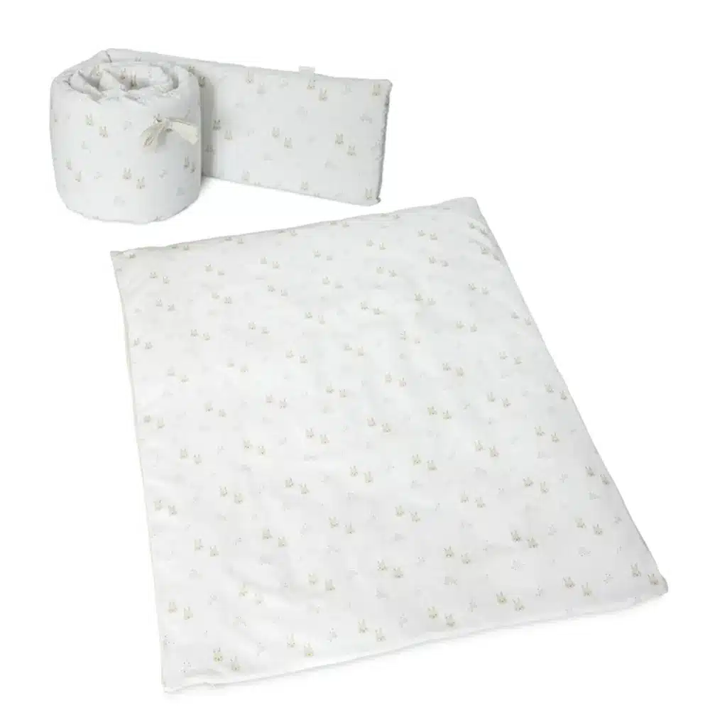  MICUNA Betttextilien-Set Rabbits 90 x 50 cm