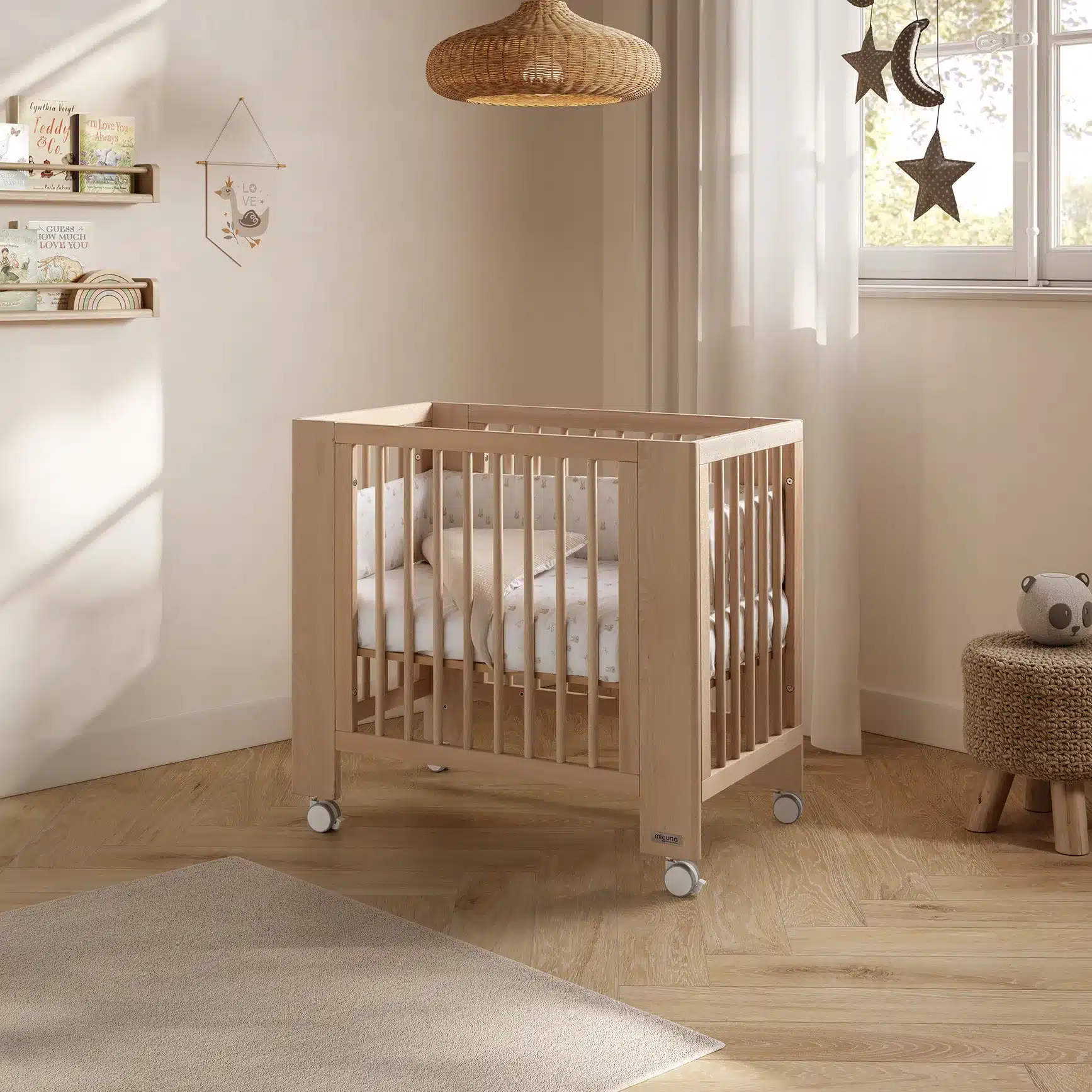 Micuna Mini Converbaby Bett in Natur