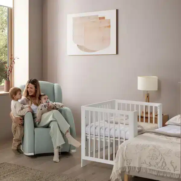 Micuna Mini Converbaby Beistellbett in Weiß