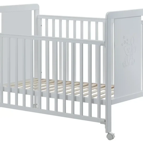 iKid Napoli Babybett 120 x 60 cm in Weiß