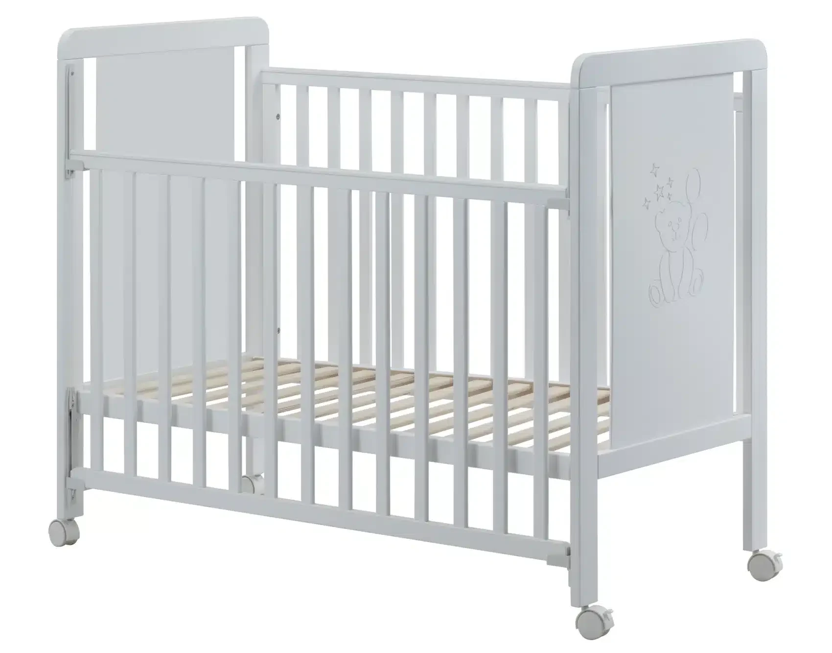 iKid Napoli Babybett 120 x 60 cm in Weiß