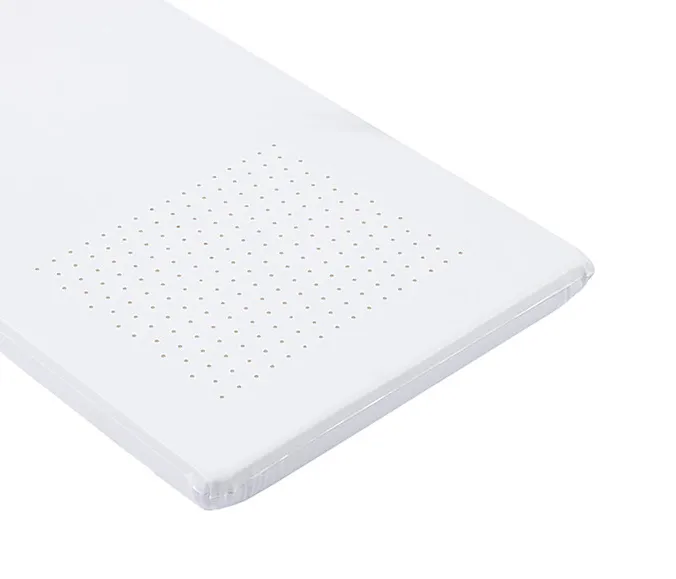Minibettmatratze 80 x 50 cm mit weißem PVC-Bezug