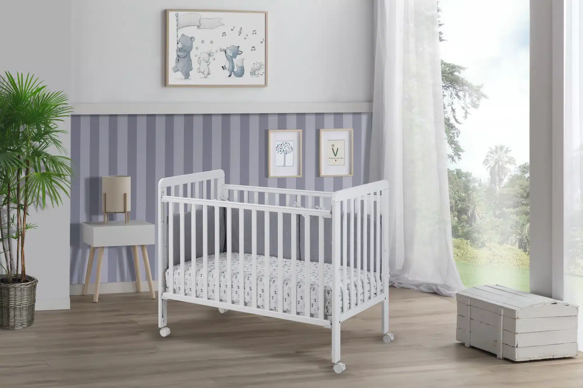 Bari Babybett 120 x 60 cm Weiß
