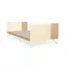 Mitwachsendes Kinderbett Amaia 140 × 70 cm Eiche hell/Vanille