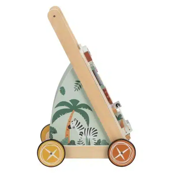 Lauflernwagen My First Steps aus Holz mit Spielbret
