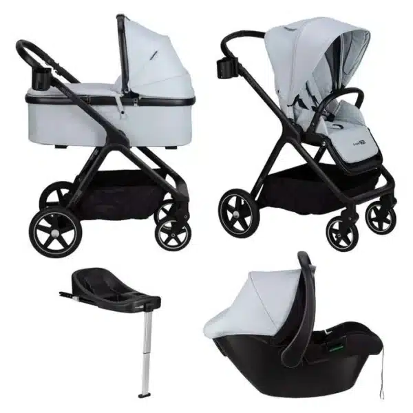 inderwagen Nube 4-in-1 mit Babywanne, Sportsitz, Babyschale und ISOFIX-Basis