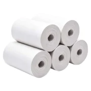 Set mit fünf Thermopapierrollen für kompatible Kinderkameras und Thermodrucker